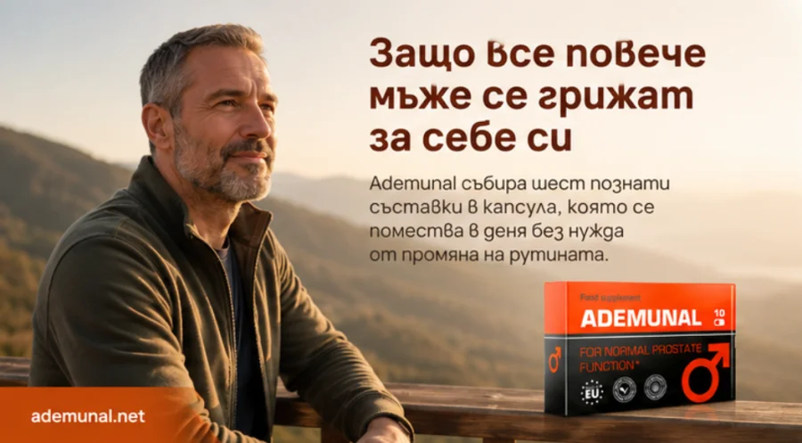 Ademunal — мъже в България, които се грижат за доброто си самочувствие в ежедневието