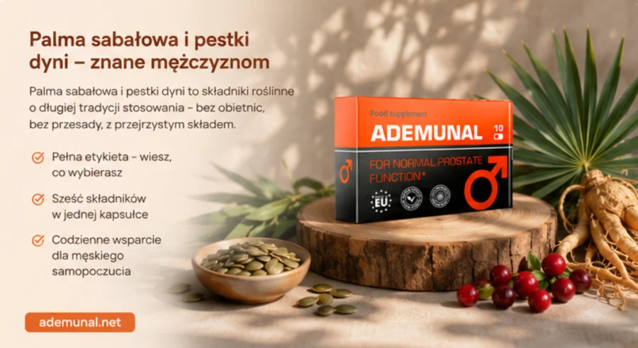 Ademunal — оригинална опаковка за поръчка от официалния сайт