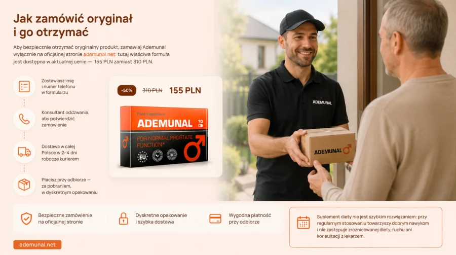 Ademunal — oryginalne opakowanie zamawiane na oficjalnej stronie