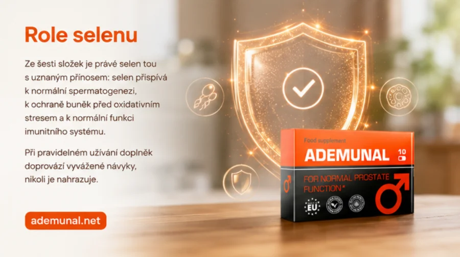 Ademunal — selen a normální spermatogeneze