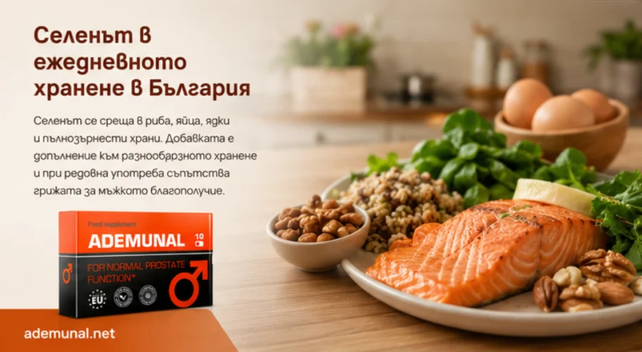 Ademunal — селен и ежедневното хранене в България