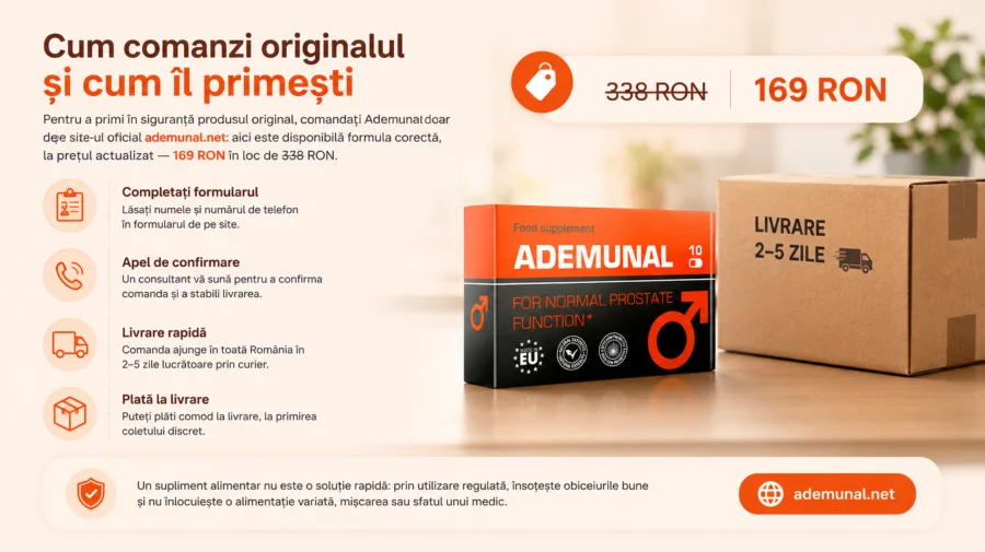 Ademunal — αυθεντική συσκευασία, παραγγελία στην επίσημη ιστοσελίδα